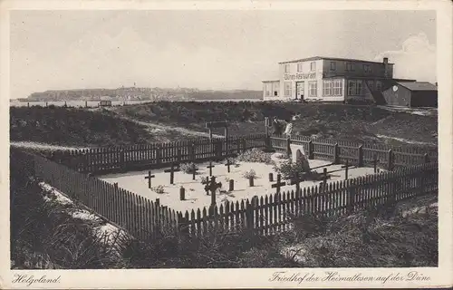 Helgoland, Friedhof der Heimatlosen auf der Düne, ungelaufen