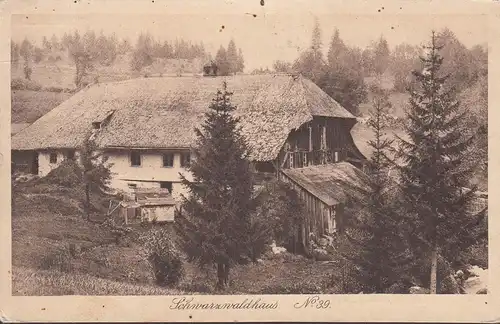 Schwarzwaldhaus, No. 39, gelaufen 1911