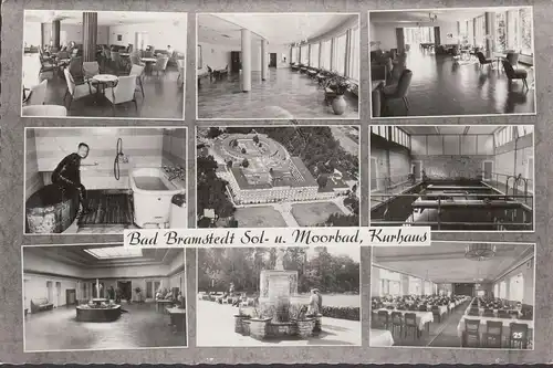 Bad Bramstedt, Sol- und Moorbad, Kurhaus, Innenansichten, gelaufen 196?
