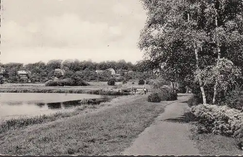 Bad Schwartau, Promenade und See, gelaufen 1967