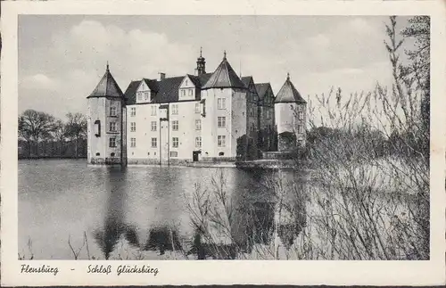 Flensburg, Schloß Glücksburg, gelaufen 1957