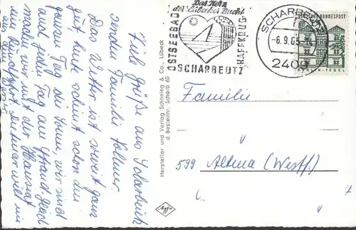 Charbeutsch, Promenade, Plage, Nouveau Amour, Vue aérienne, couru 1965