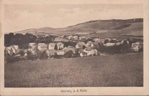 Bestwig, vue de la ville, couru en 1921