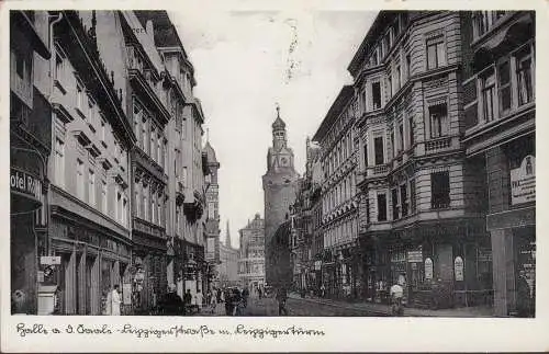 Halle/ Saale, Leipziger Straße, Tour de Leipzig, Boutiques, Course 1938