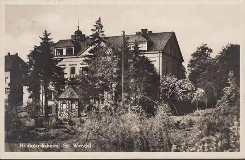 Saint-Wendel, Hildegardisheim, poste ferroviaire, couru en 1937