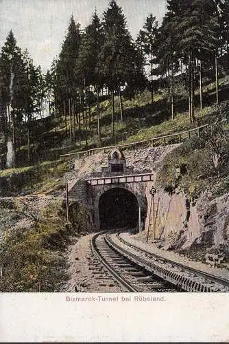 AK Rübeland, Bismarck Tunnel, ungelaufen