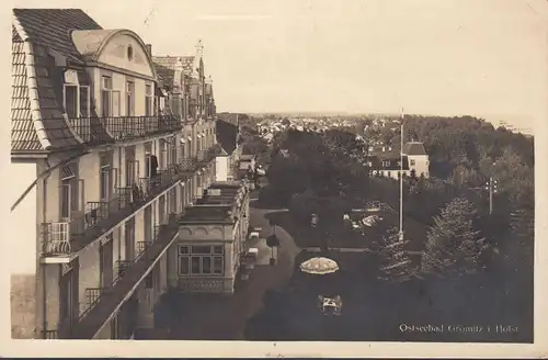 Gromitz, vue sur l'hôtel, couru 1944