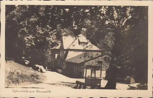 Holzmühle am Saupark, Inhaber H. Daeves, gelaufen 1937
