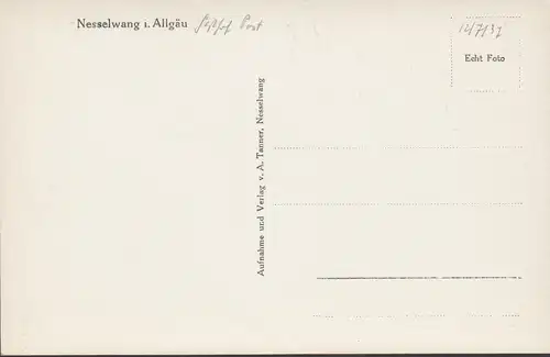 AK Nesselwang, Hostel Post, Bouclier Telegram journal, Shell, garage, incurable