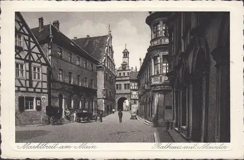 Marché/ Main, Hôtel de ville avec maître, Passepartout, inachevé