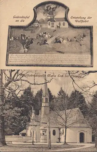 Planeeg, Gedenktafel, Wallfahrtskapelle Maria Eich, gelaufen 1914