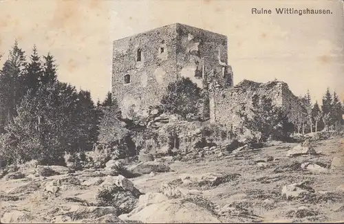 Vítkův hrádek, Ruine Wittingshausen, ungelaufen