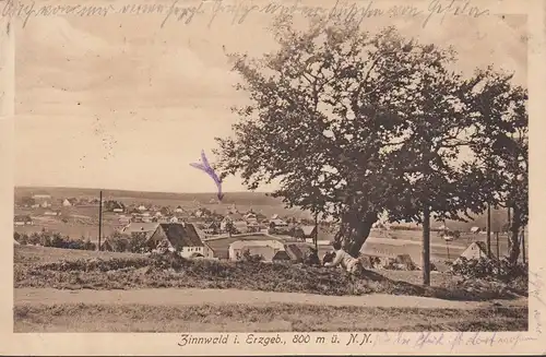 Zinnford, vue de la ville, couru en 1930