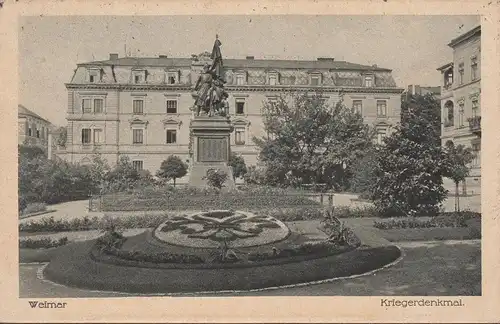 Weimar, monument aux guerriers, a couru en 1923