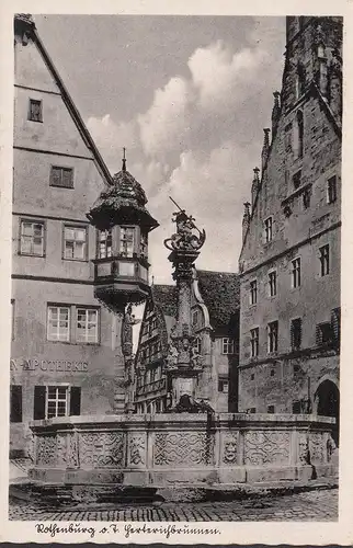 Rothenburg o.d. Tauber, Georgsbrunnen, Min. 947, inachevé