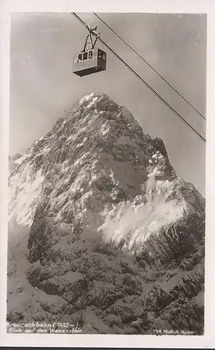 Garmisch, Croix, vue sur la pierre de Waxen, couru en 1942