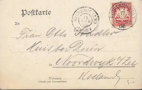 Rothenburg o. d. Tauber, Strafturm, gelaufen 1906