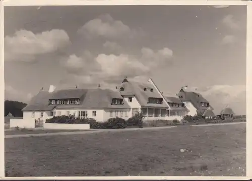 Hohwacht, Reetdachhäuser, gelaufen 1964