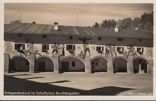 Berchtesgaden, Kriegerdenkmal im Schloßplatz, ungelaufen