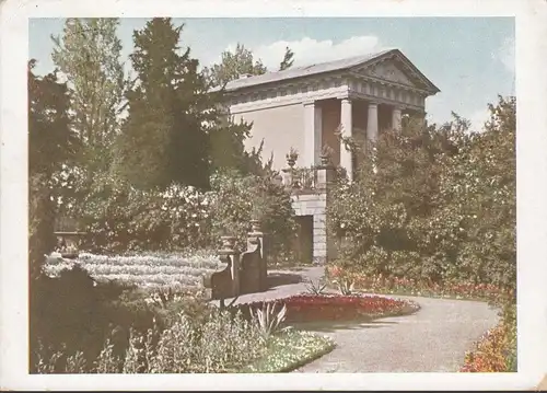 Wörlitz, Flora Temple, Park Cafe et pâtisserie F. Rücker, couru en 1943
