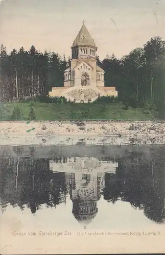Grondissement du lac de Starnberg, Église Votiv, couru 1907