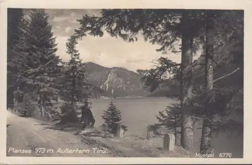 Reutte, Plansee, Außerfern Tirol, Stempel, gelaufen 1938