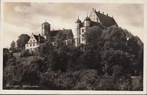 Illertissen, vue du château, couru en 1939