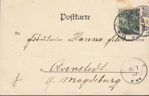 Gruss aus Braunschweig, Schloß Richmond, gelaufen 190?