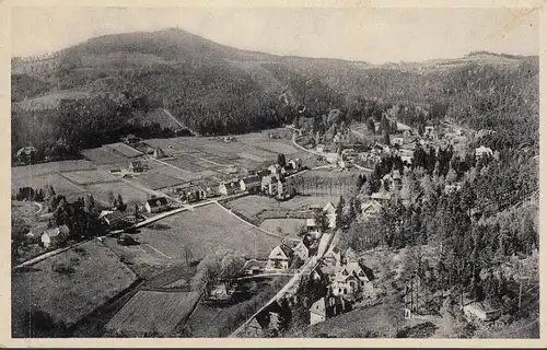 Vue de Oybin à Hochwald et Hayn, couru en 1935