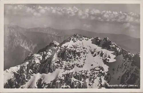 AK Zugspitze, Gipfel, gelaufen 1928