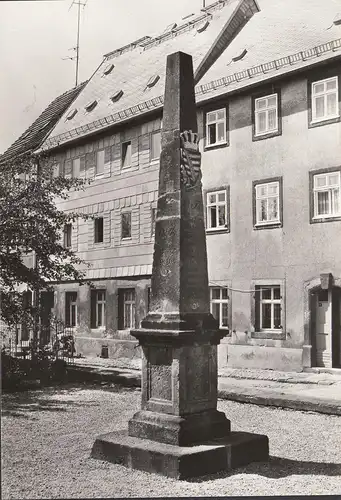 AK Rochlitz, Distanzsäule, ungelaufen