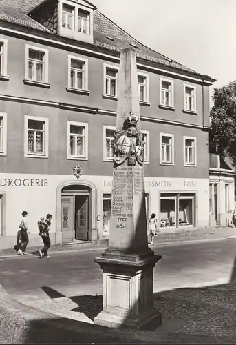 AK Königstein, Distanzsäule, Drogerie, Kosmetik, ungelaufen