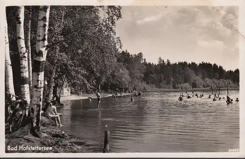 AK Bad Hofstettersee, Hofstettersee, Badegäste, gelaufen 1939