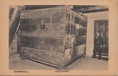 AK Quedlinburg, cage de prédateur du comte de Regenstein, incurable