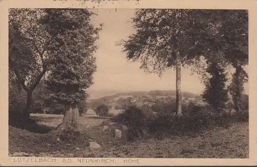 Lützelbach, Auf der Neunkircherhöhe, Gasthaus Zur Sonne, gelaufen 1926