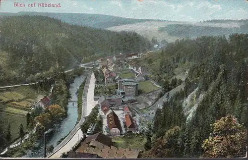 Blick auf Rübeland, Panoramaansicht, ungelaufen- datiert 1911