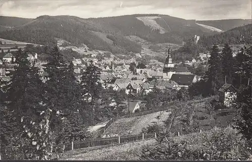 AK Steinbach-Hallenberg, vue de la ville, église, couru 1968