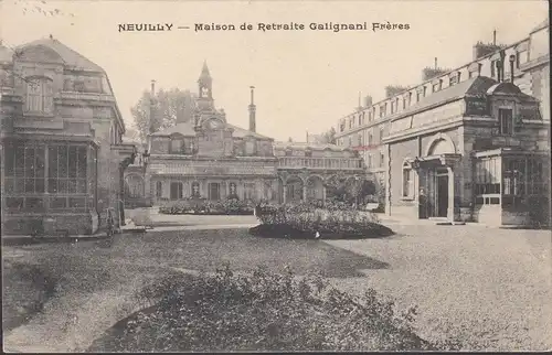 CPA Neuilly, Maison de Retraite Galignani Freres, non circulaire