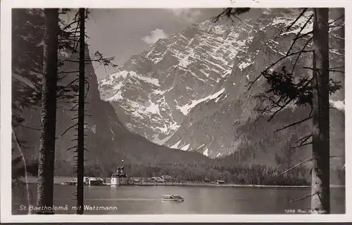 AK St. Batholomä mit Watzmann, Deutsche Heimatbilder, ungelaufen