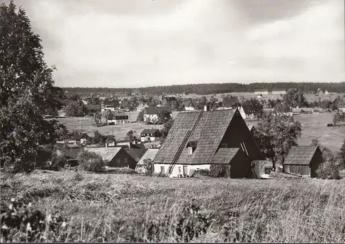 AK Zinnwald-Georgenfeld, Stadtansicht, ungelaufen