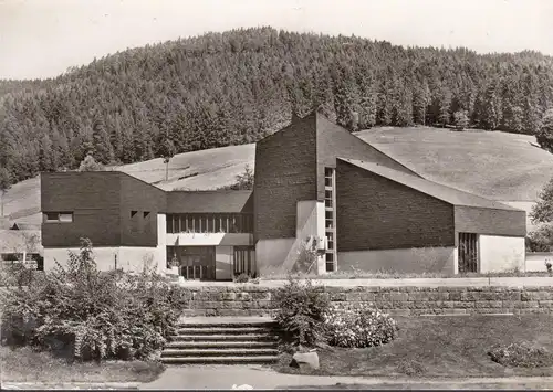 AK Obertal, Katholische Markuskirche, gelaufen 1982