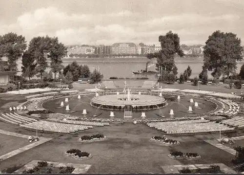 AK Köln, Tanzbrunnen, gelaufen 1959