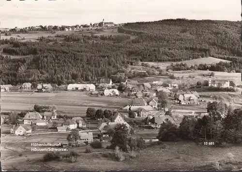 AK Maisons-Forêt Noire, vue de la ville, incurvée