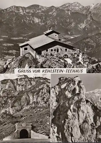 AK Gruss von Kehlheim Teehaus, gelaufen 1964