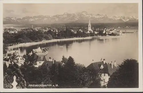 AK Friedrichshafen, vue panoramique, couru en 1933