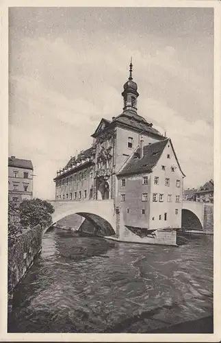 AK Bamberg, hôtel de ville, incurvé