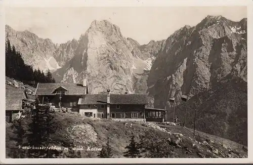 AK Champs des Kaisers avant, refuge des Kaiserfelden avec empereur sauvage, couru en 1940