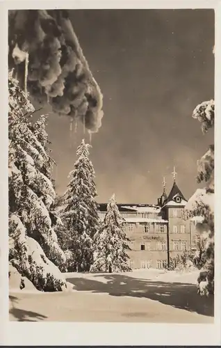 AK Oberhof, Bergmannsheim im Winter, ungelaufen