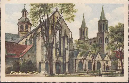 AK Hildesheim, Der Dom, gelaufen 1935