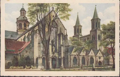 AK Hildesheim, La cathédrale, couru en 1935